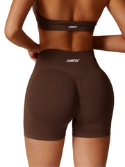 Seamless Shorts - Knit Motion - Mocha - OHFIT